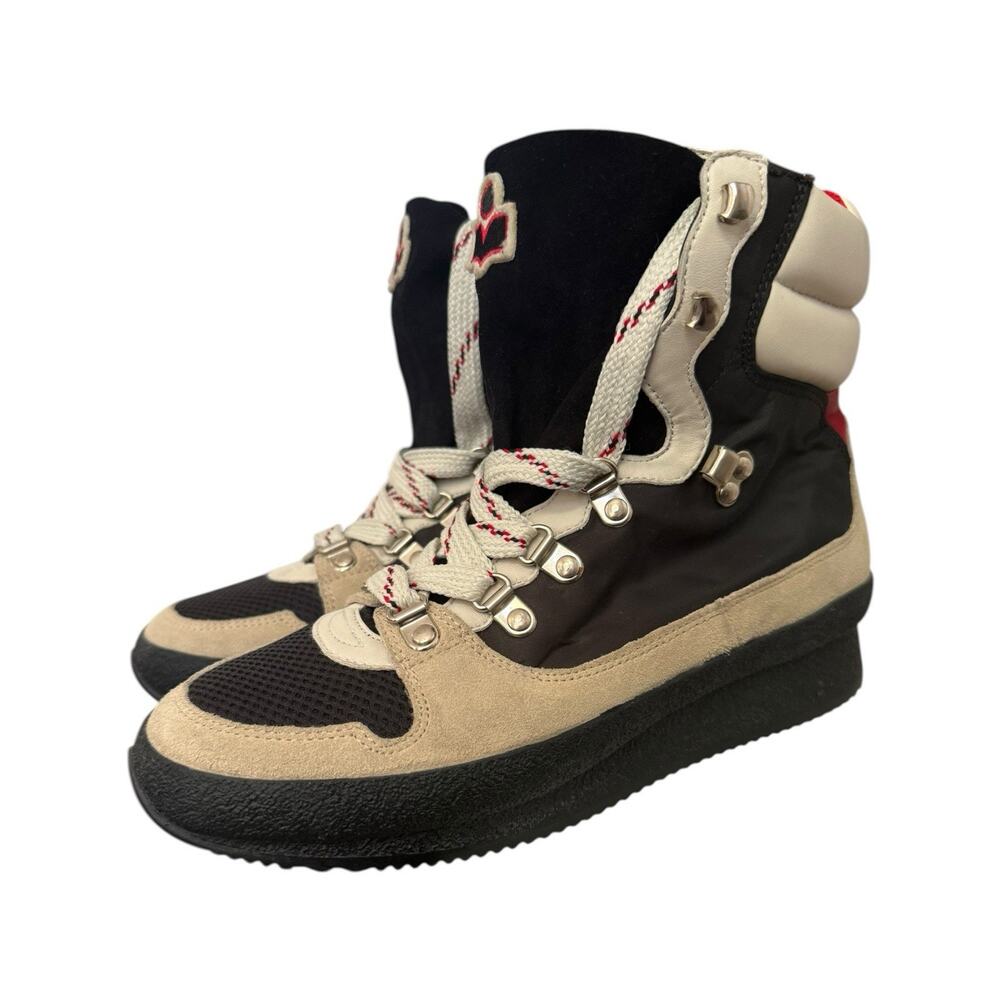ISABEL MARANT Brendta High Top Hiking Boots Sneakers Size 39 - Picture 3 of 12